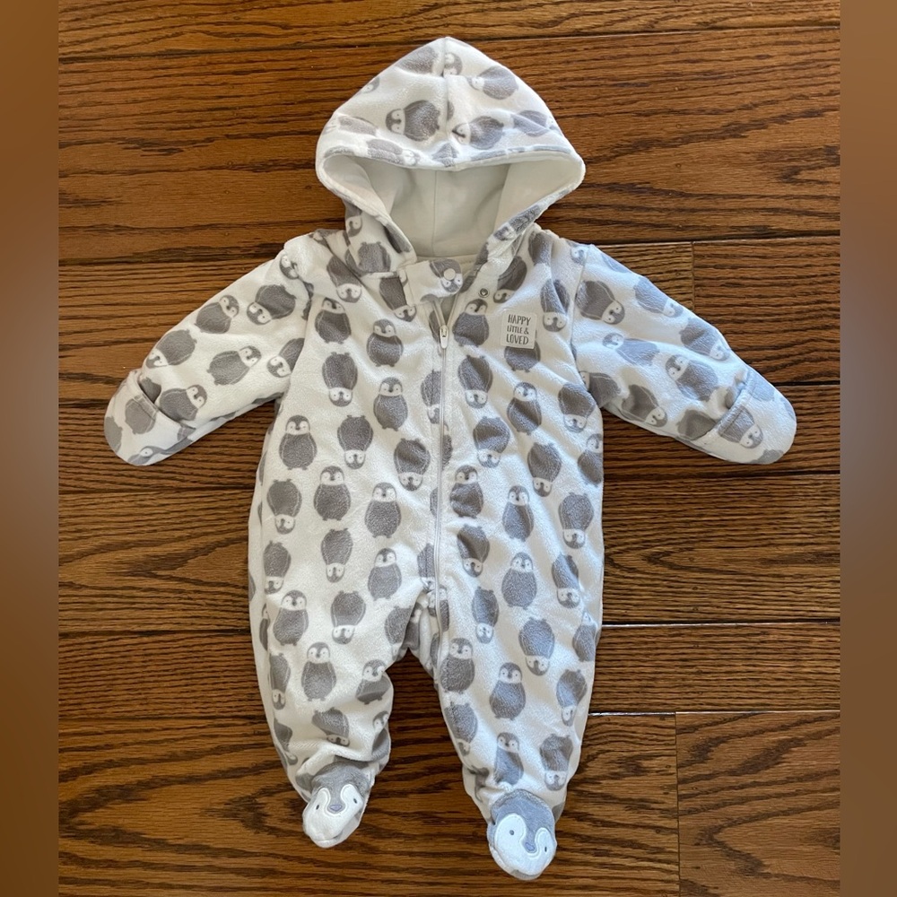 Carters fleece snow / winter suit 3 month